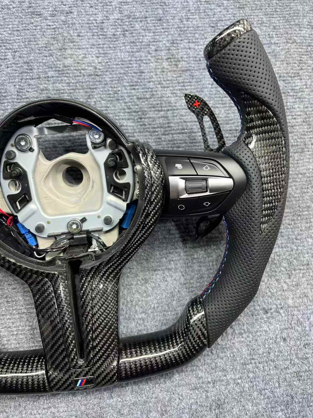 BMW M Power/Performance Carbon Fiber Yoke Racing Steering Wheel