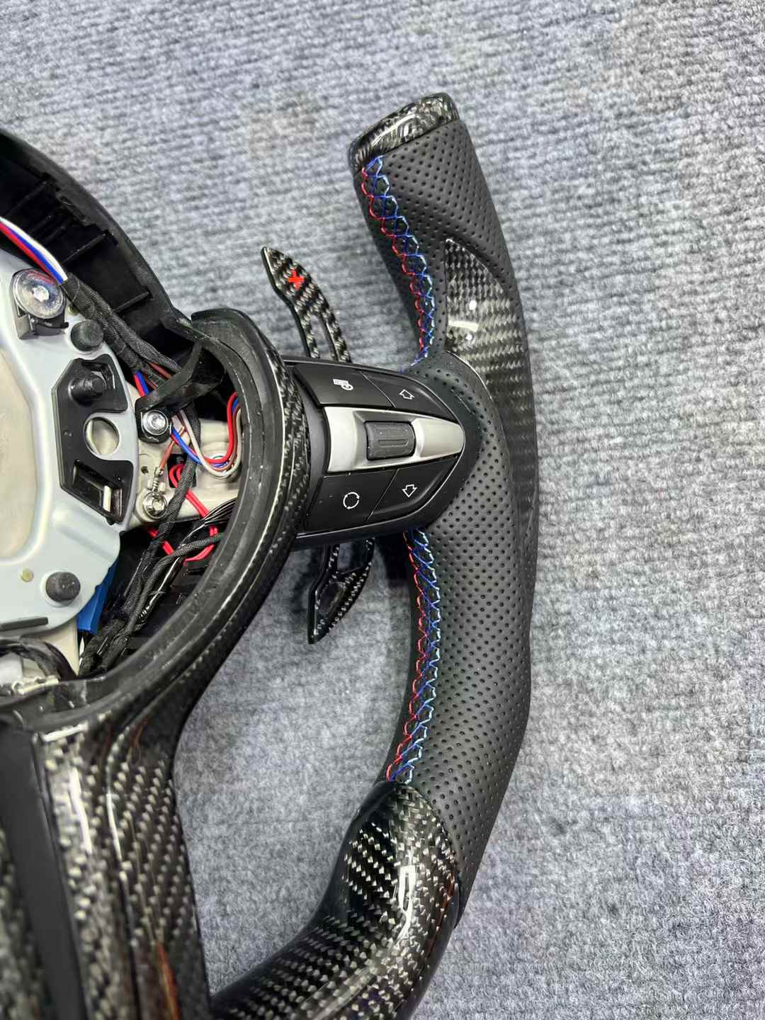 BMW M Power/Performance Carbon Fiber Yoke Racing Steering Wheel