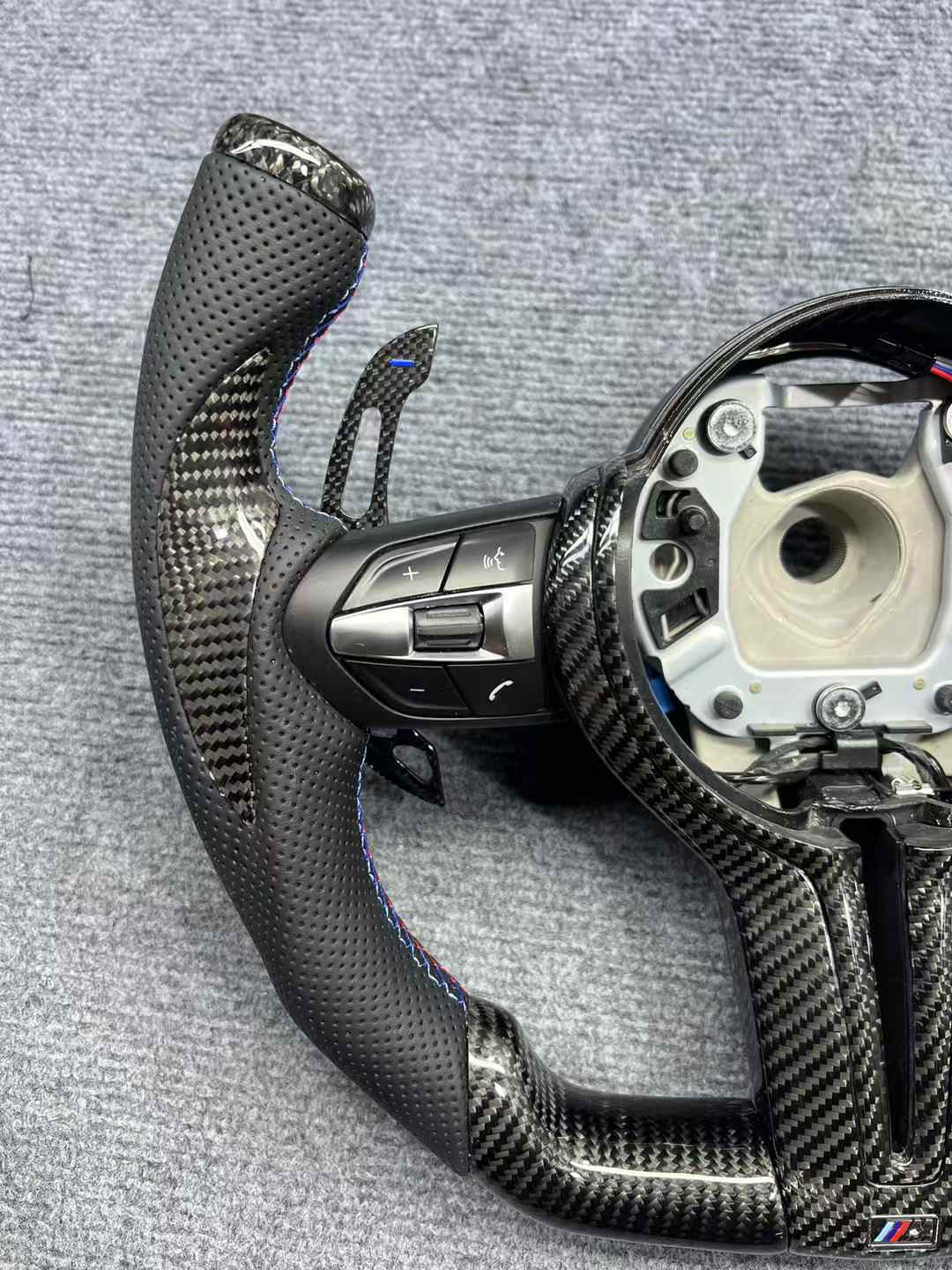 BMW M Power/Performance Carbon Fiber Yoke Racing Steering Wheel