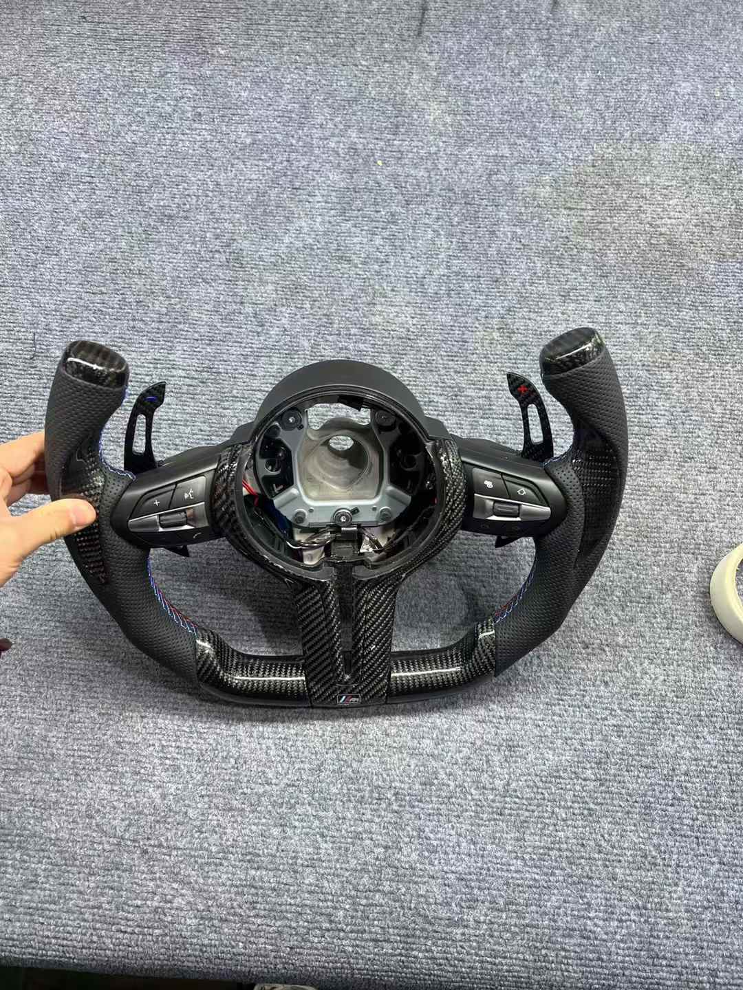 BMW M Power/Performance Carbon Fiber Yoke Racing Steering Wheel