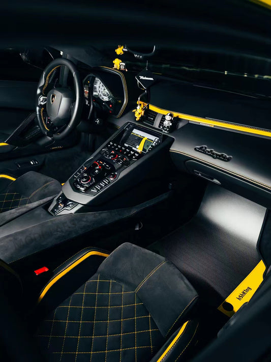 Carbon fiber car mats - personalized customization