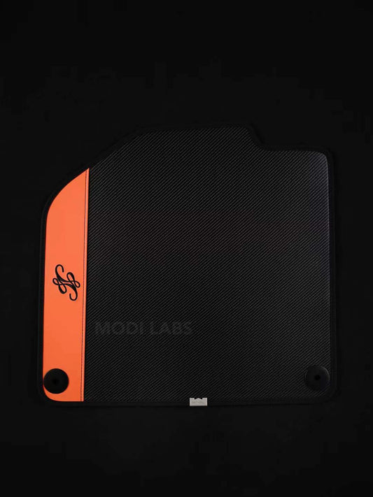 Carbon fiber car mats for